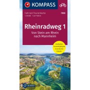 Rheinradweg 1 Kompass Stein an Rhein-Mannheim